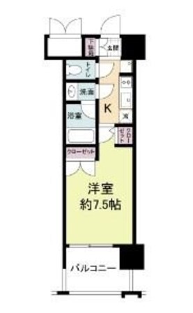 江坂駅 徒歩3分 12階の物件間取画像